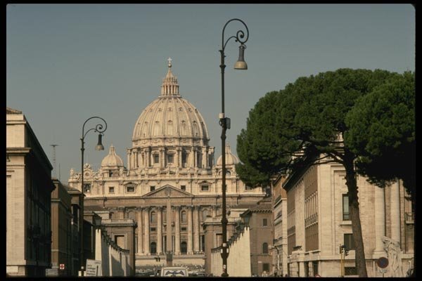 149052 Ornate Street Lights And St. Peter's A4 Photo Print