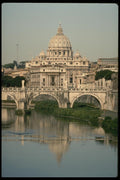 149071 Arched Bridge With St. Peter's In Background A4 Photo Print
