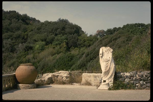 149090 Headless Statue And Ceramic Pot, Cumae A4 Photo Print