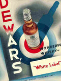 15 01 dewars whisky 1930s 2 Advert A4 Photo Print