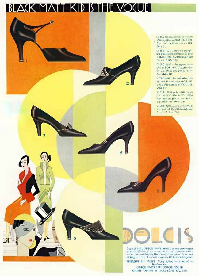 15 Dolcis Shoes Bla Vintage Advert A4 Photo Print