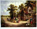 150 The Cricket Match Vintage A4 Photo Print
