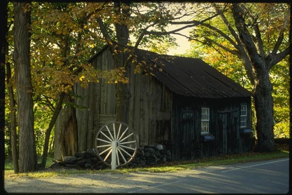 150062 Wagon Wheel A4 Photo Print