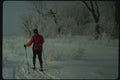 151010 Cross country Skier A4 Photo Print