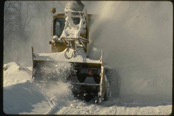 151021 Snowblower A4 Photo Print