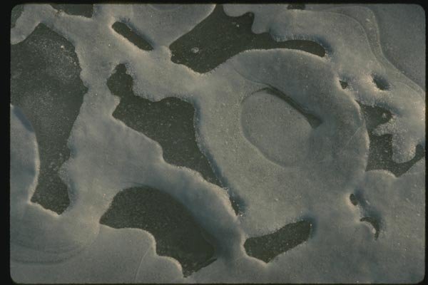 151025 Snow With Ice Pattern A4 Photo Print