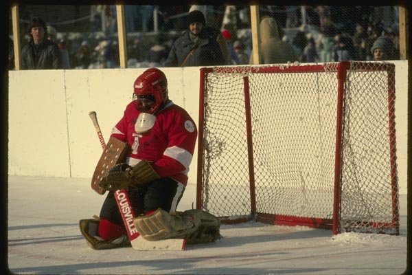 151033 Hockey Goaltender A4 Photo Print