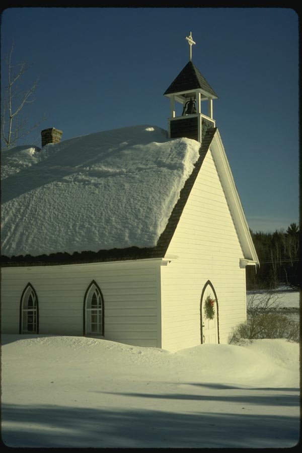 151035 Church Near Chertsy A4 Photo Print