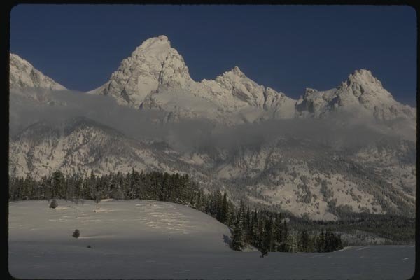 151038 The Teton Mountains A4 Photo Print