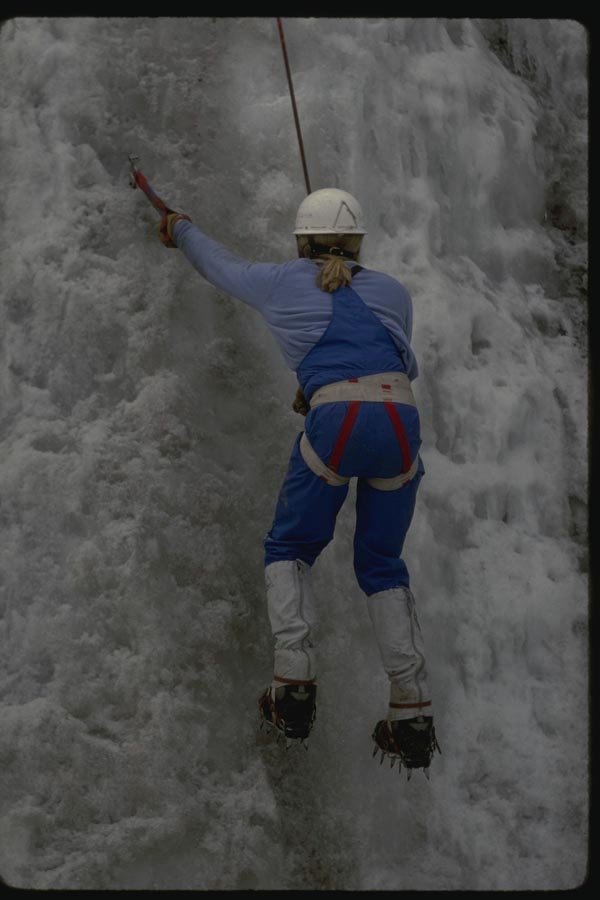 151047 Novice Mountain Climber A4 Photo Print