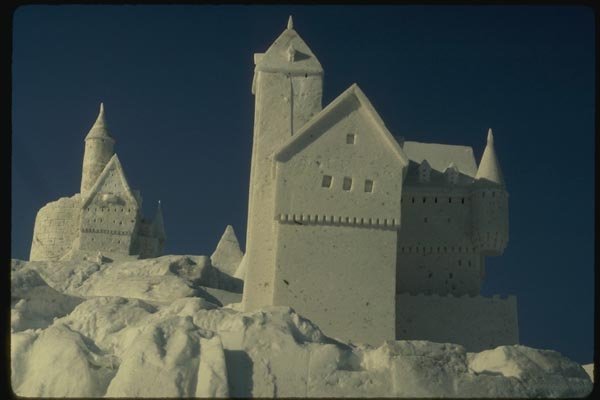151048 Snow Palace A4 Photo Print