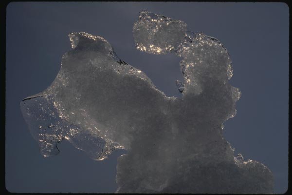 151055 Melting Snow A4 Photo Print