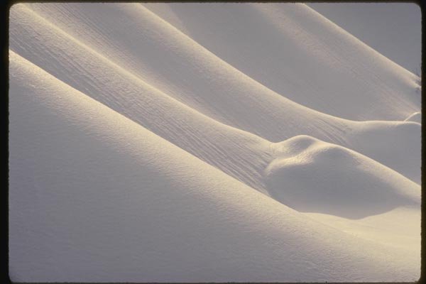 151076 Snowdrifts A4 Photo Print