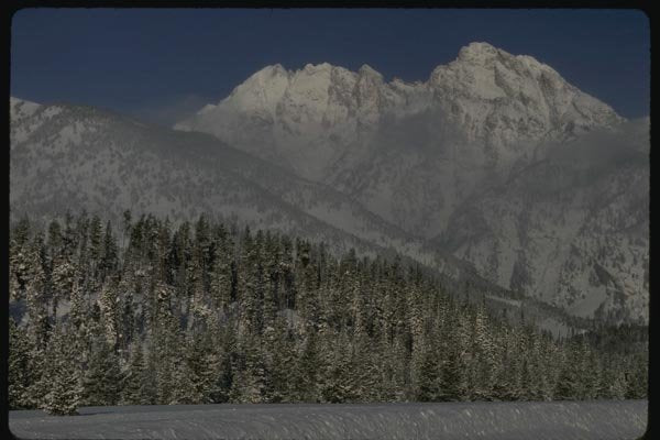 151095 Teton Mountains A4 Photo Print