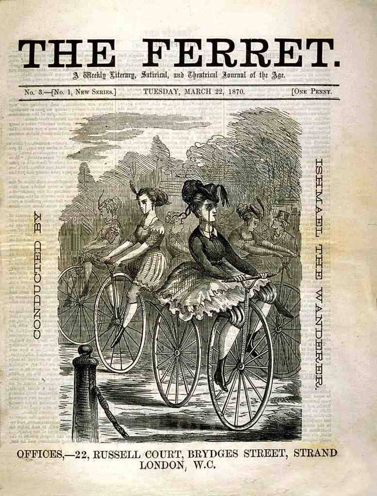 152 The Ferret 1870 Vintage A4 Photo Print