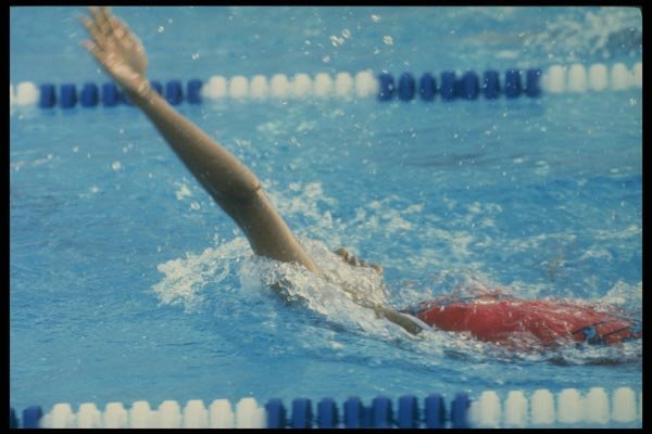 153037 Backstroke Anonymity A4 Photo Print
