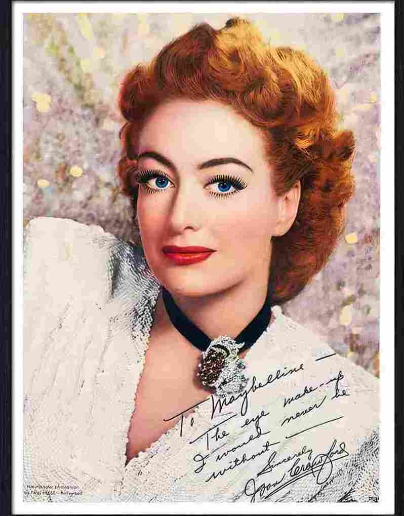 154 JOAN CRAWFORD Advert A4 Photo Print