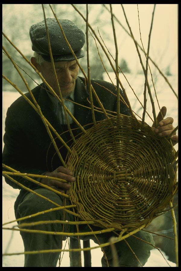 154007 Wicker, Old Handcraft A4 Photo Print