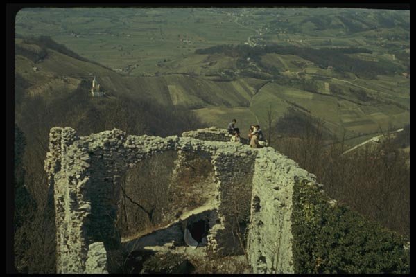 154009 Cesar Grad, Ruin Of An Ancient Castle A4 Photo Print