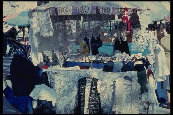 154021 Split, Market A4 Photo Print