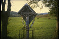 154031 Cruicifix By Country Road A4 Photo Print