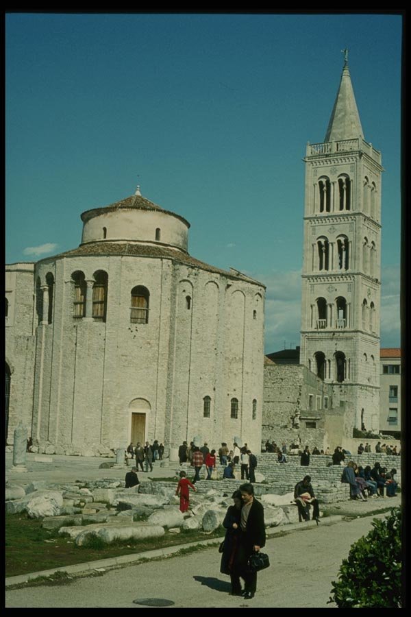 154037 Zadar, Sveti Donat Church, 9th Century A4 Photo Print