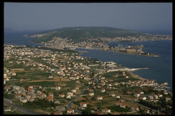 154040 Trogir Panorama By The Adriatic Sea A4 Photo Print
