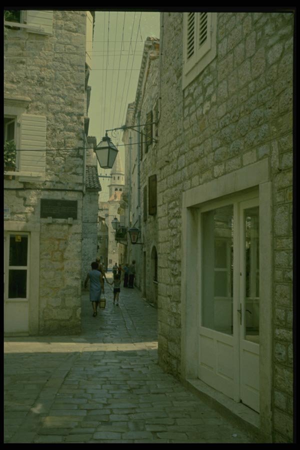 154045 Zadar, Old Street A4 Photo Print