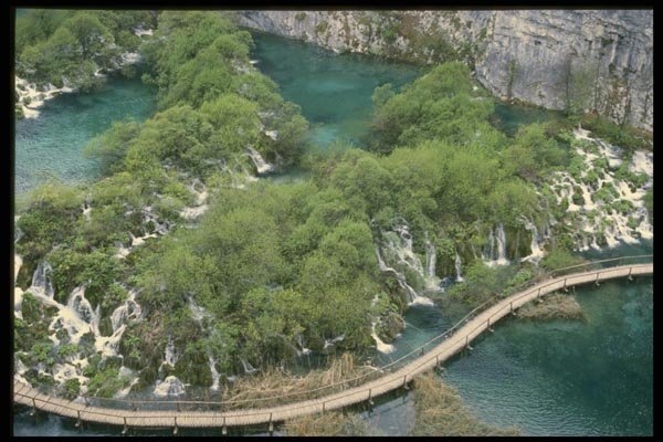 154075 Plitvice Lakes World Heritage A4 Photo Print