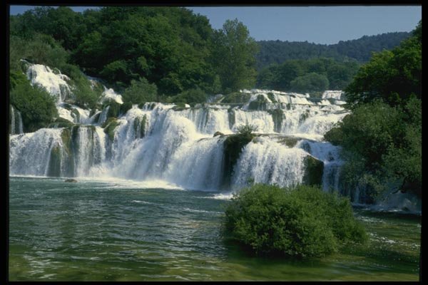 154081 Krka River A4 Photo Print
