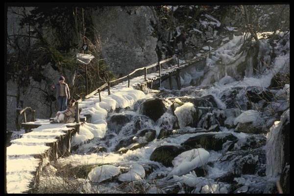 154082 Plitvice Lakes World Heritage A4 Photo Print