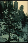 154084 White Rock Mountain Near The Adriatic A4 Photo Print