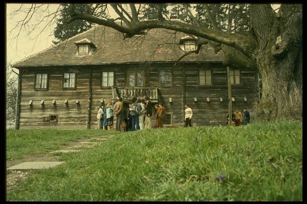 154092 Timber Country House (Turopolje) A4 Photo Print