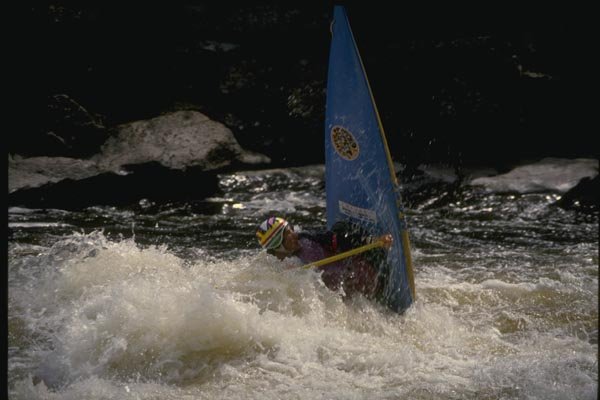 155003 Ender White Water Canoe Rouge River, Quebec A4 Photo Print