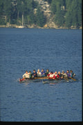 155004 Outrigger Canoes Vancouver, B.C. A4 Photo Print