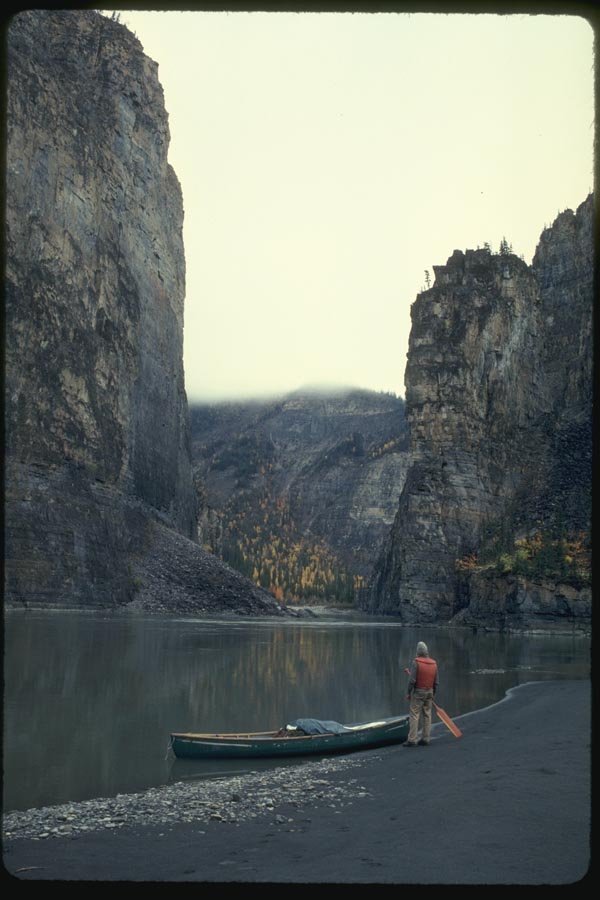 155006 Solo Canoeist Nahanni River, N.W.T. A4 Photo Print