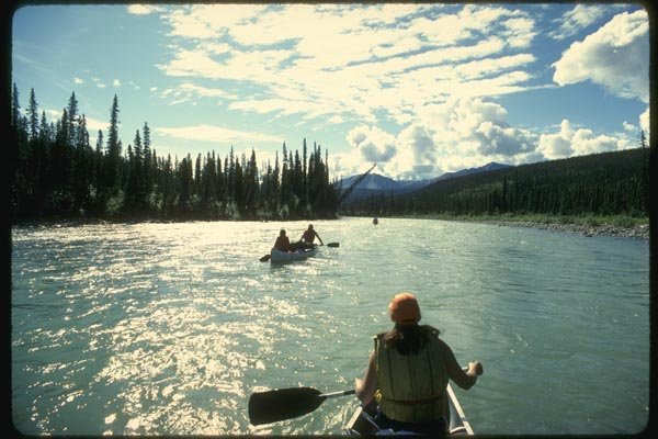 155027 Canoe Trippers South Nahanni River, N.W.T. A4 Photo Print