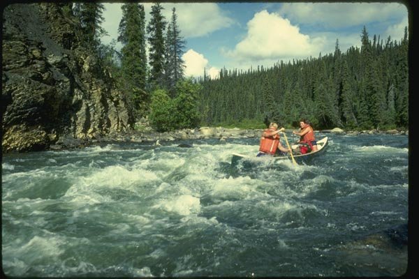 155028 Canoe Trippers South Nahanni River, N.W.T. A4 Photo Print