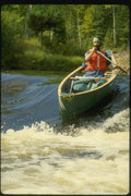 155034 Solo Canoeist Chicoutimi, Quebec A4 Photo Print
