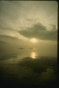 155041 Kayak Touring Atlantic Ocean A4 Photo Print