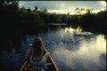 155059 Sunset Paddle Gatineau River, Quebec A4 Photo Print