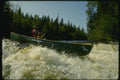 155061 Solo Canoe Quebec A4 Photo Print