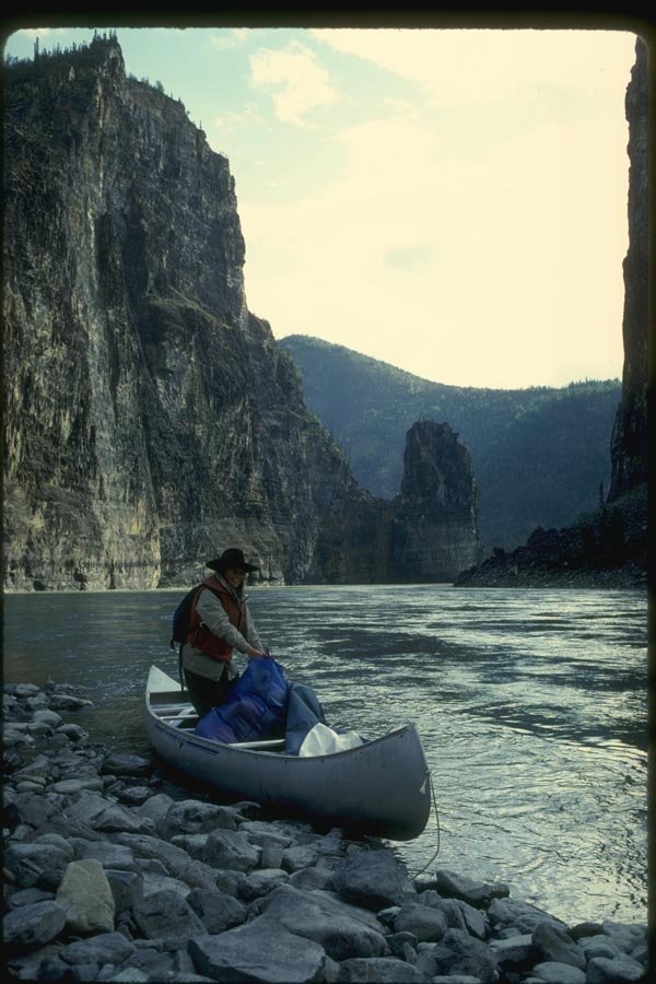 155074 Canoe Camping South Nahanni River, N.W.T. A4 Photo Print