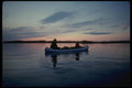155088 Canoeists Coppermine River, Canada A4 Photo Print