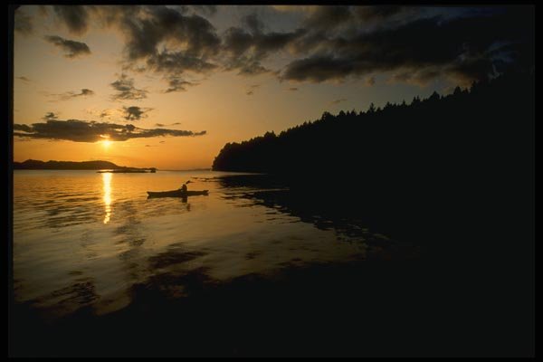 155098 Kayak Touring Gabriola Island, B.C. A4 Photo Print