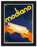 1553 modiano cigarette papers art deco advert 1930s 2 Vintage Advert A4 Photo Print