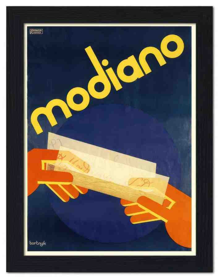 1553 modiano cigarette papers art deco advert 1930s 2 Vintage Advert A4 Photo Print