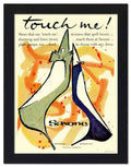 155H touch me saxone shoes 1959 2 Vintage Advert A4 Photo Print