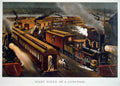 156 Train Station Vintage A4 Photo Print