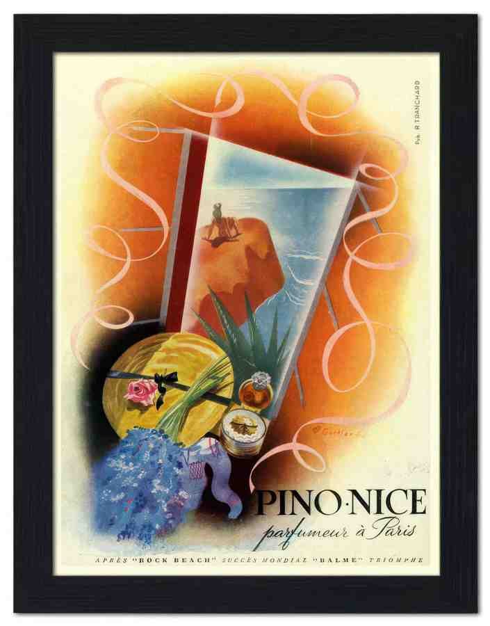 157 pino nice vintage perfume advert 2 Vintage Advert A4 Photo Print